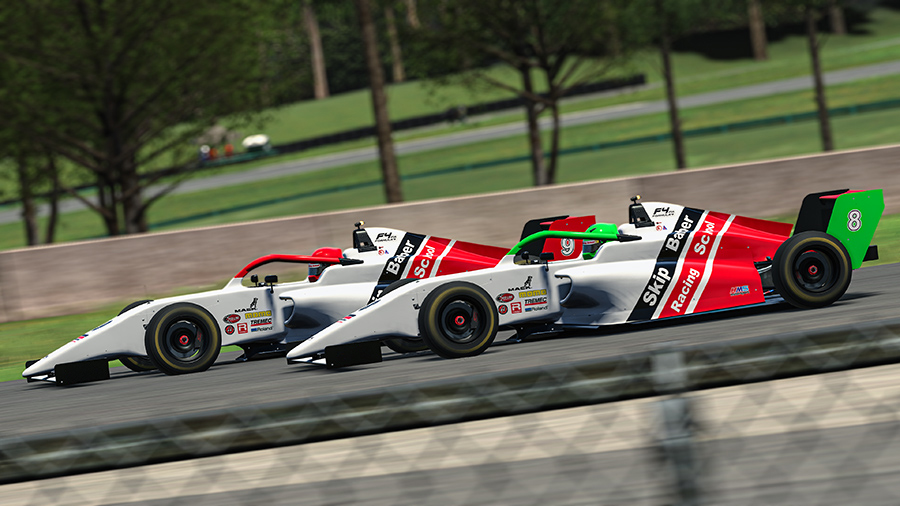 Piloto virtual Victor Miranda disputa vaga para 2025 na Skip Barber Formula Series